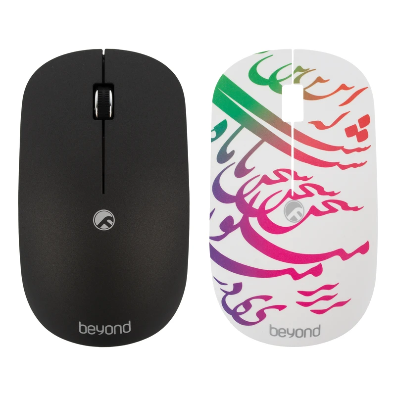 ماوس beyond BM-4000RF  به همراه قاب طرح دار (اضافه)
